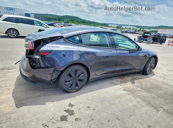 5YJ3E1EBXRF801337 2024 TESLA MODEL Gray Задня права чверть