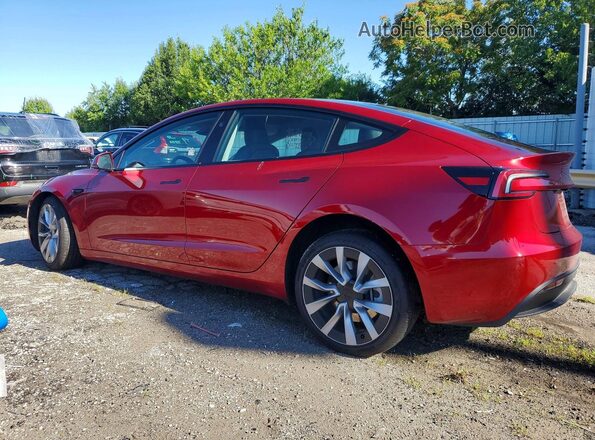 5YJ3E1EBXSF907468 2025 TESLA MODEL Red Tył lewy