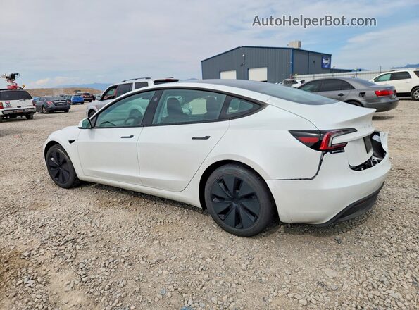 5YJ3E1EBXSF928336 2025 TESLA MODEL White Tył lewy