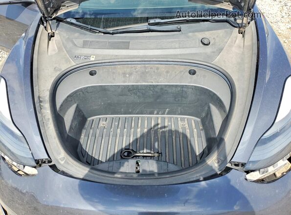 5YJ3E1EC0MF094833 2021 TESLA MODEL Серый Вид задней части салона