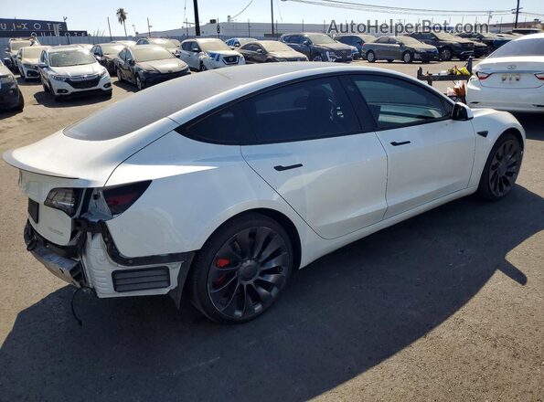 5YJ3E1EC1NF209313 2022 TESLA MODEL White Trasero derecho