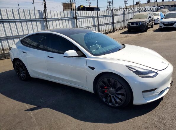 5YJ3E1EC1NF209313 2022 TESLA MODEL White Delantero derecho