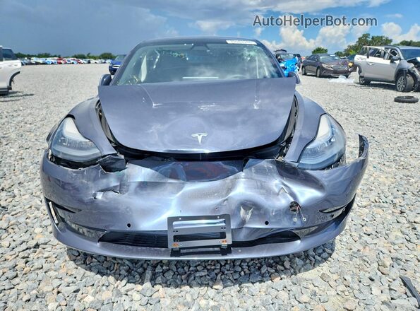 5YJ3E1EC2LF713513 2020 TESLA MODEL Gray Vista frontal