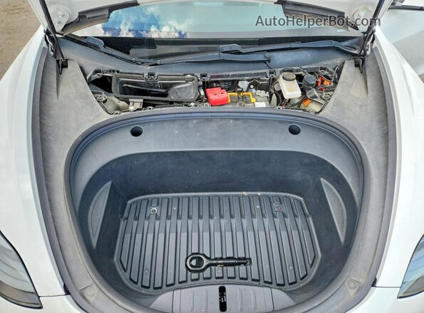 5YJ3E1EC2MF926480 2021 TESLA MODEL Белый Вид задней части салона