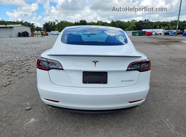 5YJ3E1EC2MF926480 2021 TESLA MODEL Белый Вид сзади