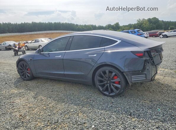 5YJ3E1EC3LF669263 2020 TESLA MODEL Charcoal Tył lewy