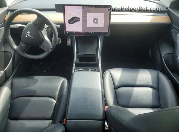 5YJ3E1EC3LF669263 2020 TESLA MODEL Charcoal Widok deski rozdzielczej
