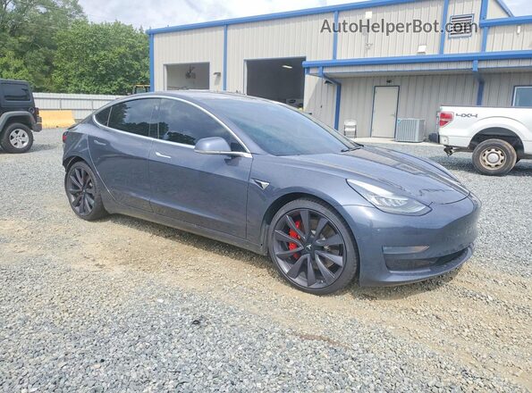 5YJ3E1EC3LF669263 2020 TESLA MODEL Charcoal Przód prawy