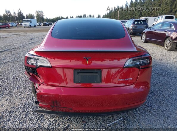 5YJ3E1EC3MF071241 2021 TESLA MODEL 3 Red 