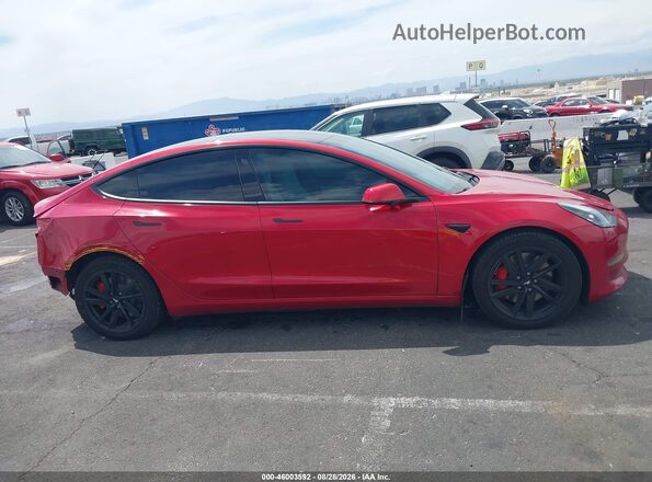 5YJ3E1EC3MF925662 2021 TESLA MODEL 3 Red Vista interior de 360 grados