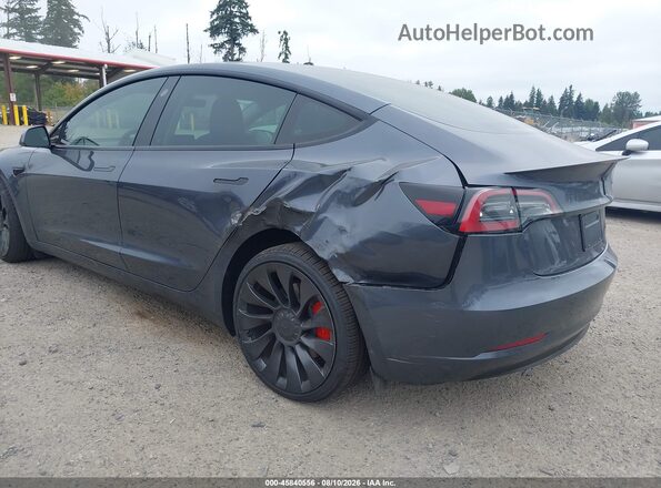 5YJ3E1EC3PF476763 2023 TESLA MODEL 3 Серый Вид спереди