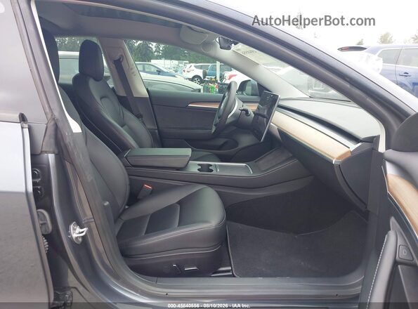 5YJ3E1EC3PF476763 2023 TESLA MODEL 3 Серый Вид салона спереди