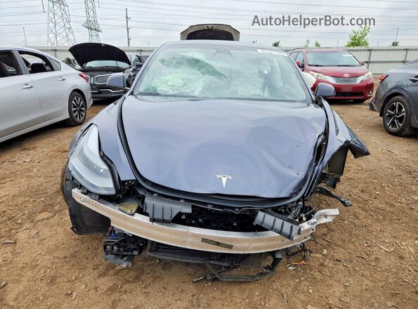 5YJ3E1EC3PF659970 2023 TESLA MODEL Gray Widok z przodu