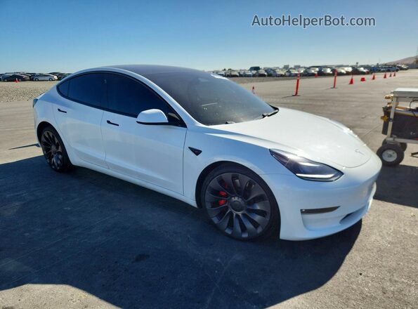 5YJ3E1EC4MF876245 2021 TESLA MODEL White წინა მარჯვენა