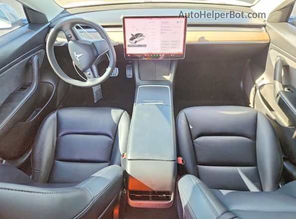 5YJ3E1EC4MF876245 2021 TESLA MODEL White წინა პანელის ხედი