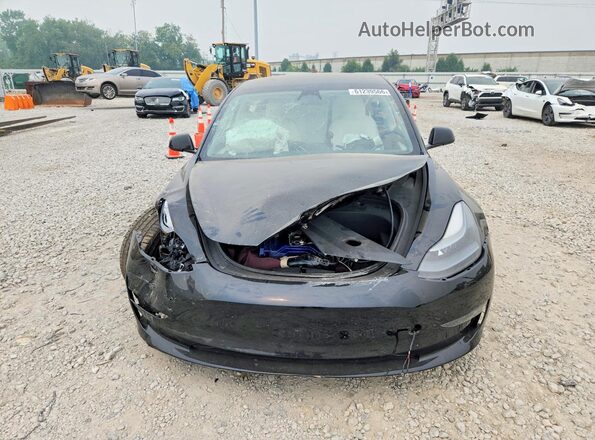 5YJ3E1EC4NF346715 2022 TESLA MODEL Black Vista frontal