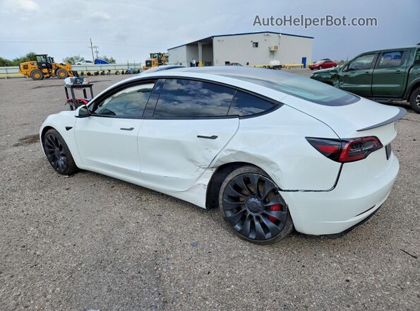 5YJ3E1EC4PF461382 2023 TESLA MODEL White Задня ліва чверть