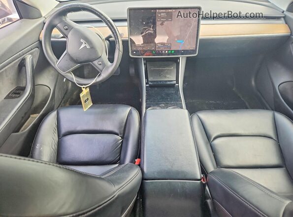 5YJ3E1EC5LF586188 2020 TESLA MODEL 3 Серый Вид панели приборов