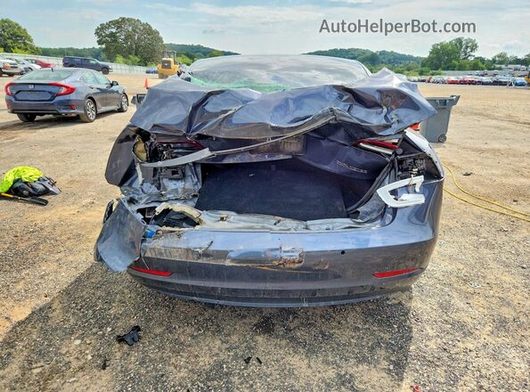 5YJ3E1EC5LF646860 2020 TESLA MODEL Gray Вид ззаду