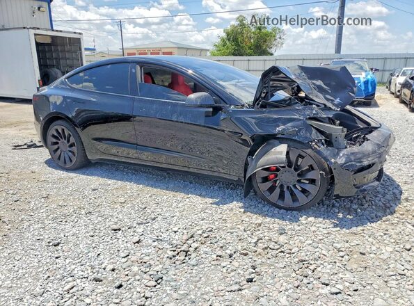 5YJ3E1EC5NF123535 2022 TESLA MODEL Black Առջևի աջ