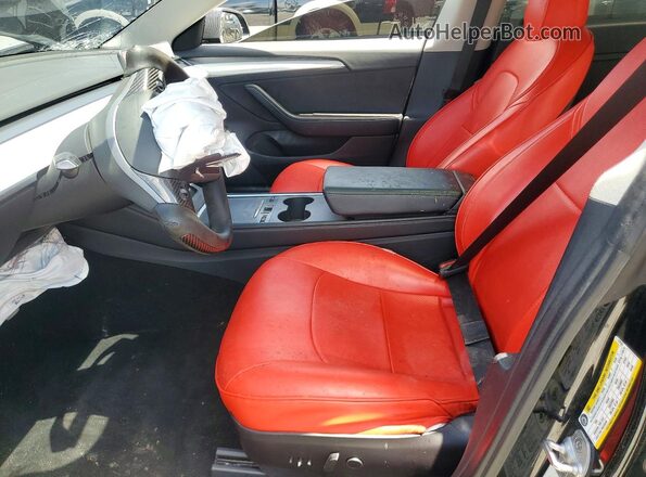 5YJ3E1EC5NF123535 2022 TESLA MODEL Black Սալոնի դիմացի տեսք