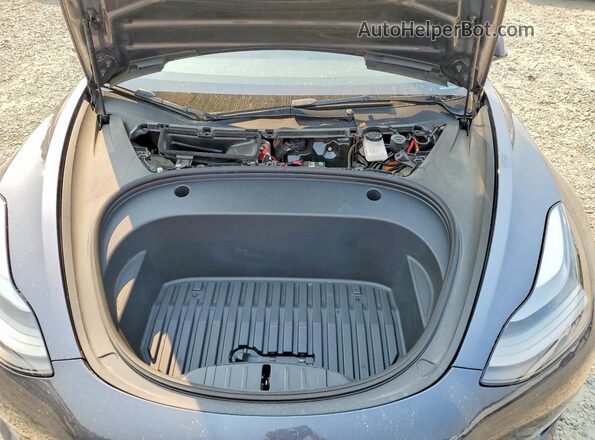 5YJ3E1EC5PF471824 2023 TESLA MODEL Серый Вид задней части салона