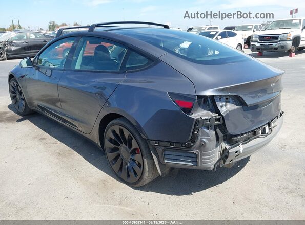 5YJ3E1EC5PF552161 2023 TESLA MODEL 3 Серый Задняя левая четверть