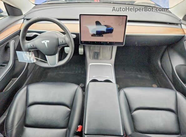 5YJ3E1EC6NF274402 2022 TESLA MODEL Blue Widok deski rozdzielczej