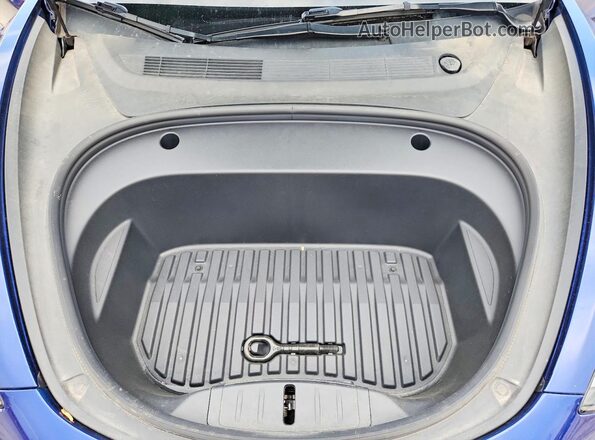 5YJ3E1EC6NF274402 2022 TESLA MODEL Blue Widok komory silnika