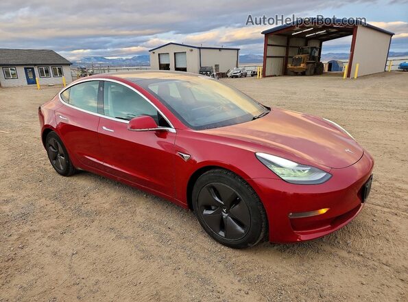 5YJ3E1EC7LF601905 2020 TESLA MODEL Red Front right