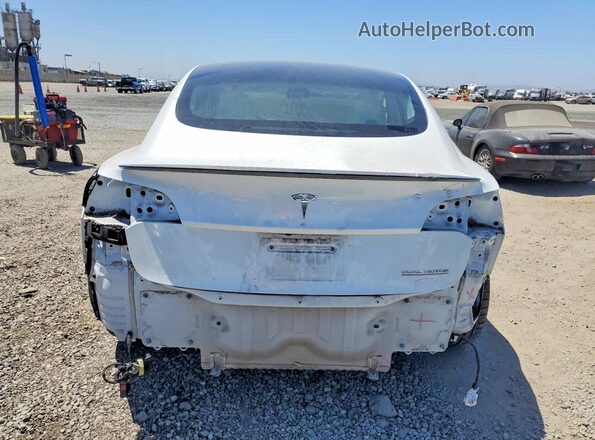 5YJ3E1EC7LF624715 2020 TESLA MODEL White უკანა ხედი