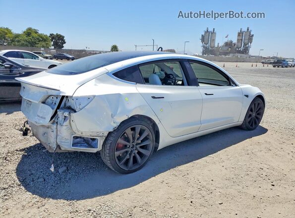 5YJ3E1EC7LF624715 2020 TESLA MODEL White უკანა მარჯვენა
