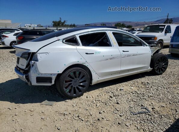 5YJ3E1EC7NF356848 2022 TESLA MODEL White უკანა მარჯვენა