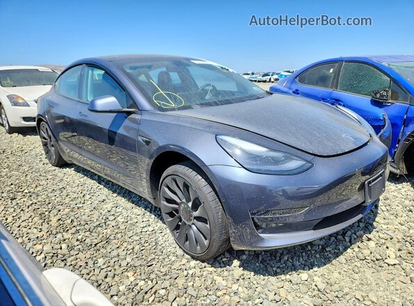 5YJ3E1EC8MF093669 2021 TESLA MODEL Black წინა მარჯვენა