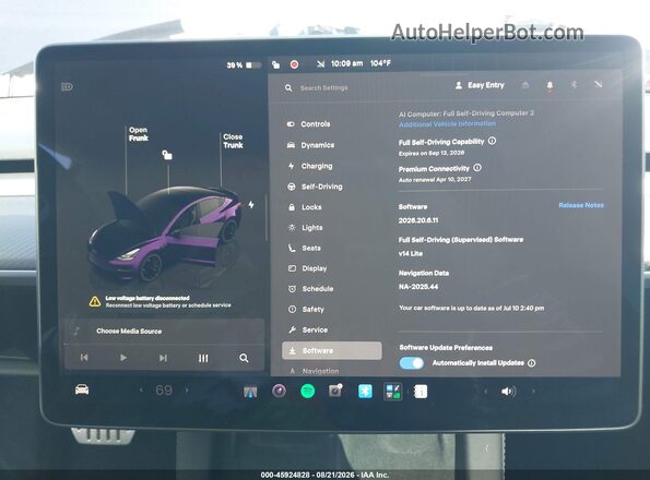 5YJ3E1EC8PF503102 2023 TESLA MODEL 3 Gray 