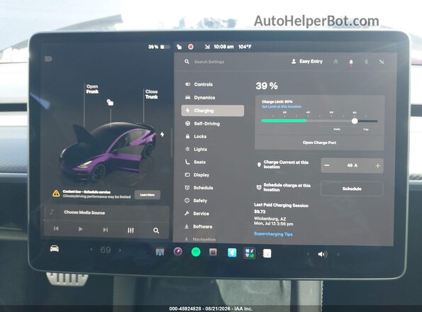 5YJ3E1EC8PF503102 2023 TESLA MODEL 3 Gray 