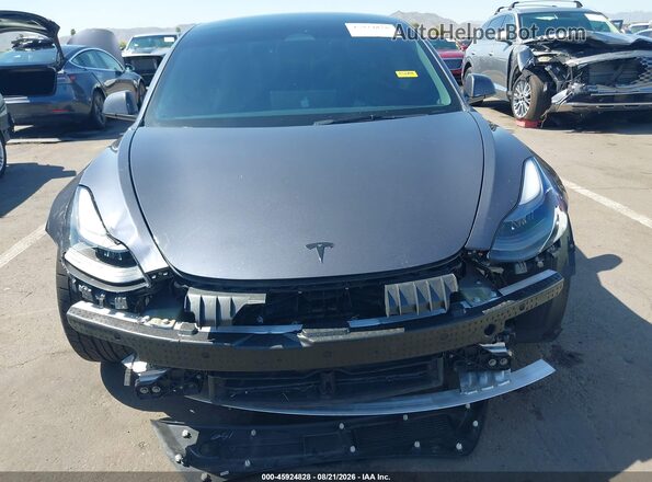 5YJ3E1EC8PF503102 2023 TESLA MODEL 3 Gray Вид щитка приладів