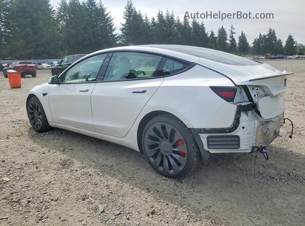 5YJ3E1EC8PF560920 2023 TESLA MODEL White Trasero izquierdo