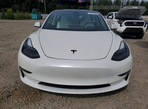 5YJ3E1EC8PF560920 2023 TESLA MODEL White Vista frontal