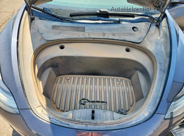 5YJ3E1EC9MF913645 2021 TESLA MODEL Серый Вид задней части салона