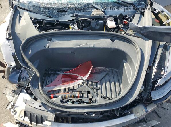 5YJ3E1ECXNF277514 2022 TESLA MODEL Gray Вид задньої частини салону