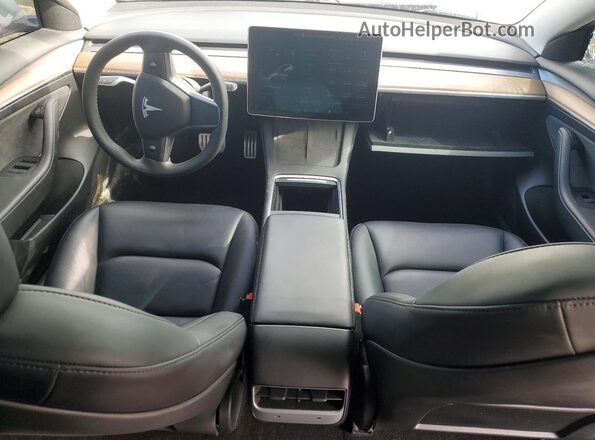 5YJ3E1ECXPF668889 2023 TESLA MODEL White Առջևի վահանակի տեսք