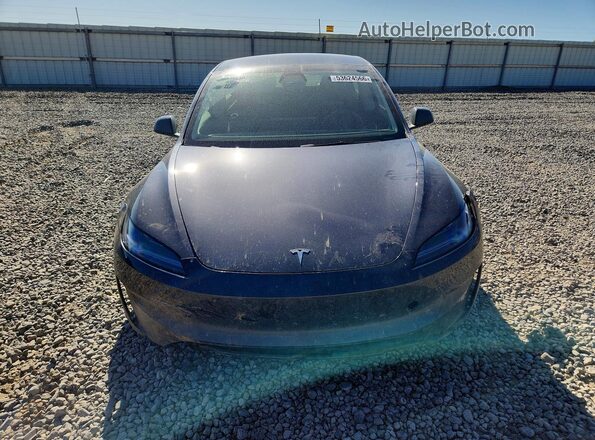 5YJ3E1ET1RF898968 2024 TESLA MODEL Черный Вид спереди