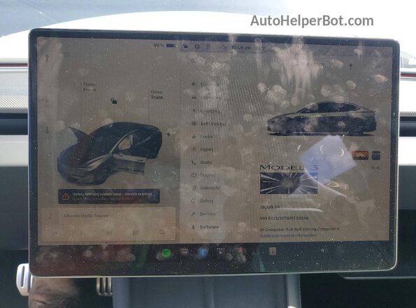 5YJ3E1ET6RF858286 2024 TESLA MODEL Black Սարքավորումների վահանակի տեսք