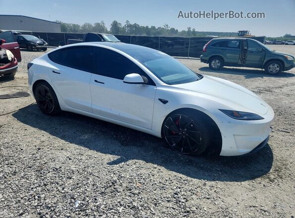 5YJ3E1ET7RF857258 2024 TESLA OTHER Белый Передняя правая четверть