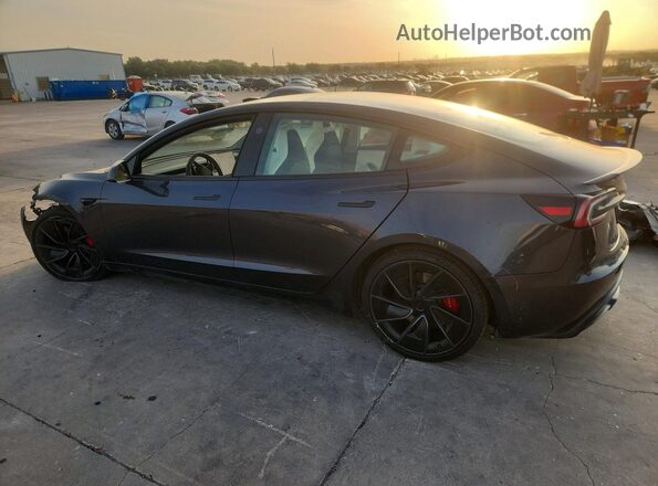 5YJ3E1ETXSF005475 2025 TESLA MODEL Gray Tył lewy