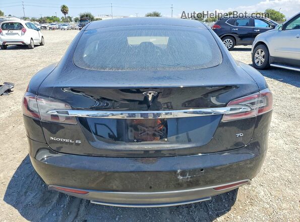 5YJSA1E10GF129073 2016 TESLA MODEL Black Հետևի տեսք