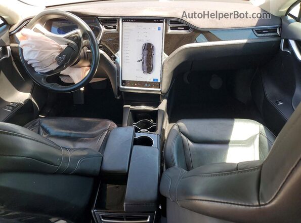 5YJSA1E10GF129073 2016 TESLA MODEL Black Առջևի վահանակի տեսք