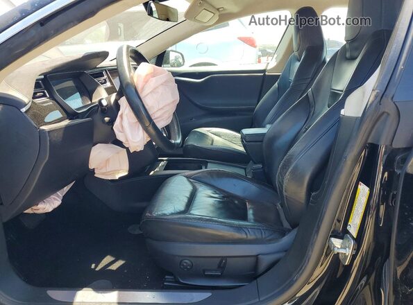 5YJSA1E10GF129073 2016 TESLA MODEL Black Սալոնի դիմացի տեսք