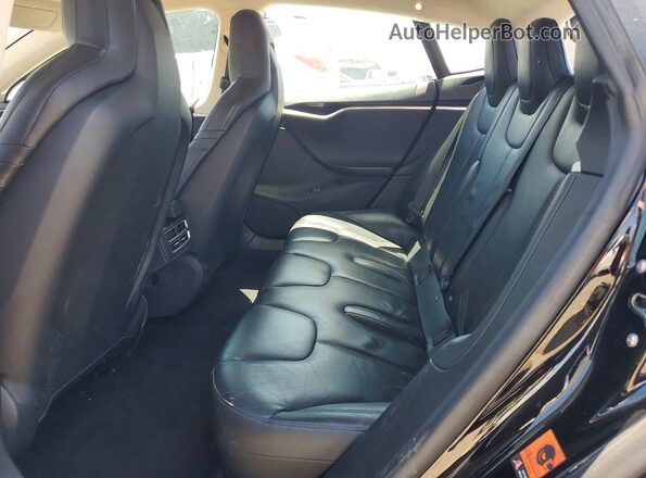 5YJSA1E10GF129073 2016 TESLA MODEL Black Հետևի նստատեղերի տեսք